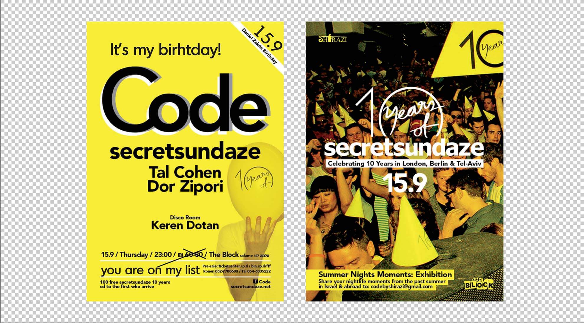 CODE THE BLOCK CLUB TEL AVIV